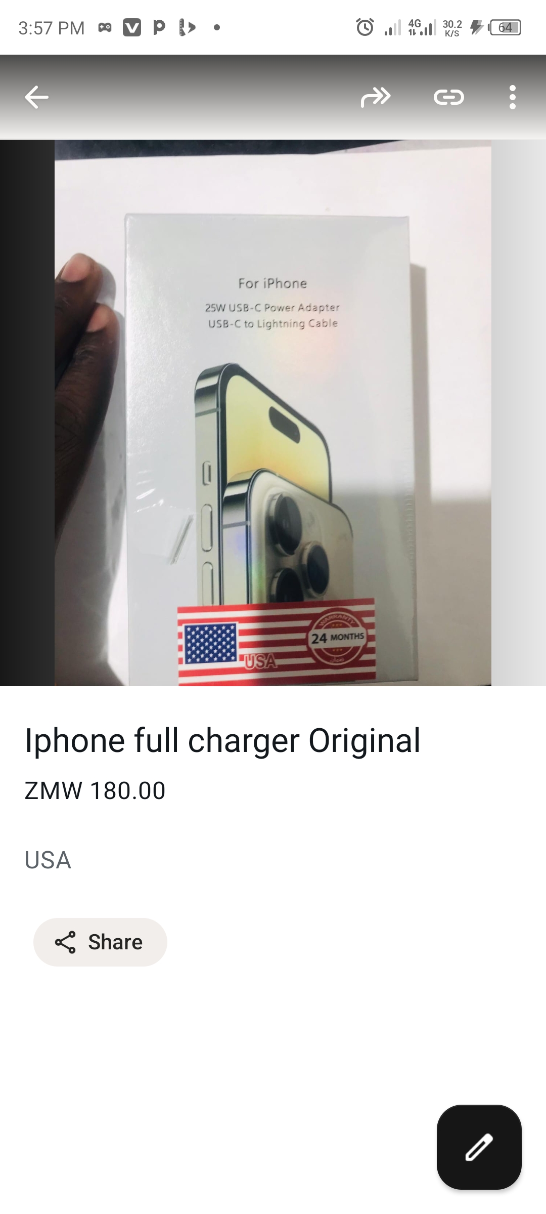 Iphone full charger