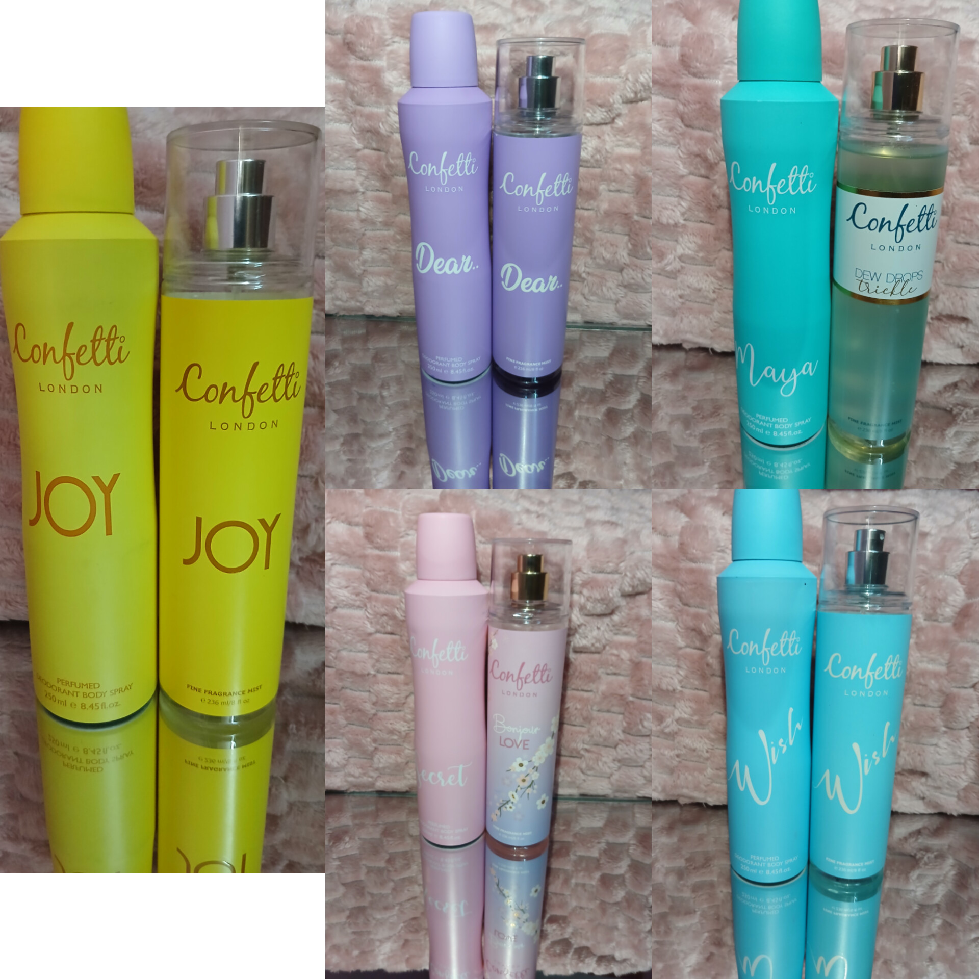 Confetti body spray +body mist